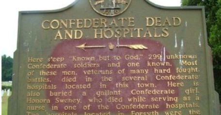 Confederate Hospital Forsyth Georgia